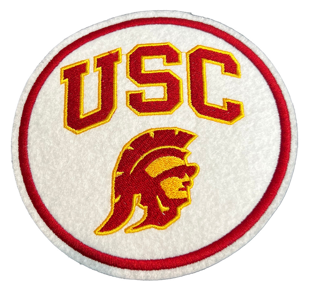 Embroidered Iron-on Patch - Multiple Sizes Available - USC Trojans