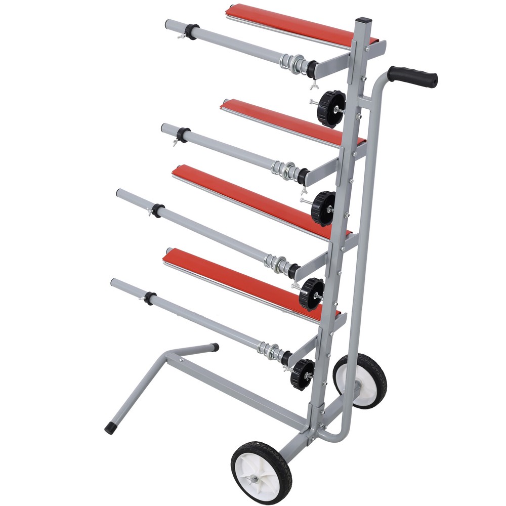 Global Mobile Tree Style Masking Paper Machine Station Stand Holds Multiple Roll