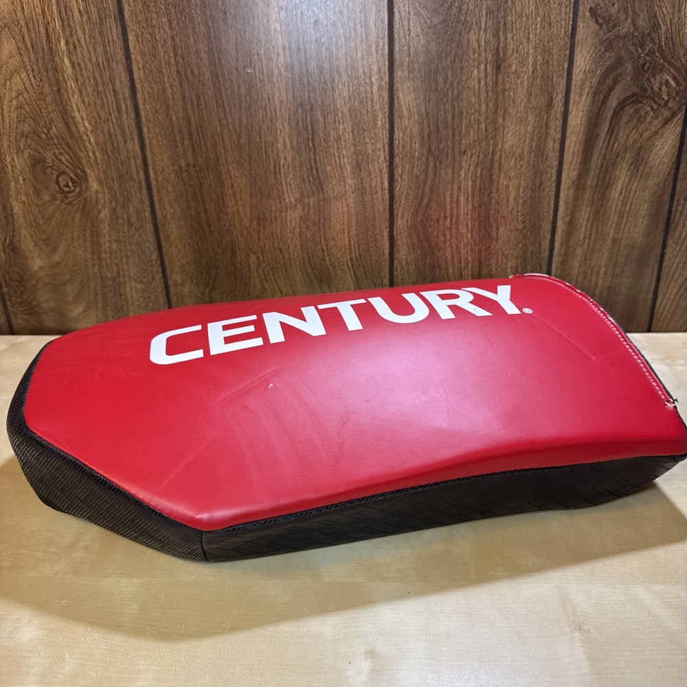 Century AFC Martial Arts Red And Black Blocking Pad Single