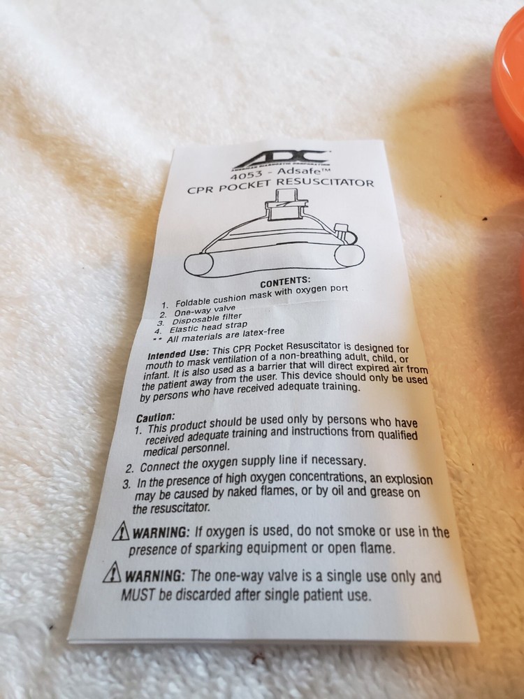 Adsafe CPR RESUSCITATOR