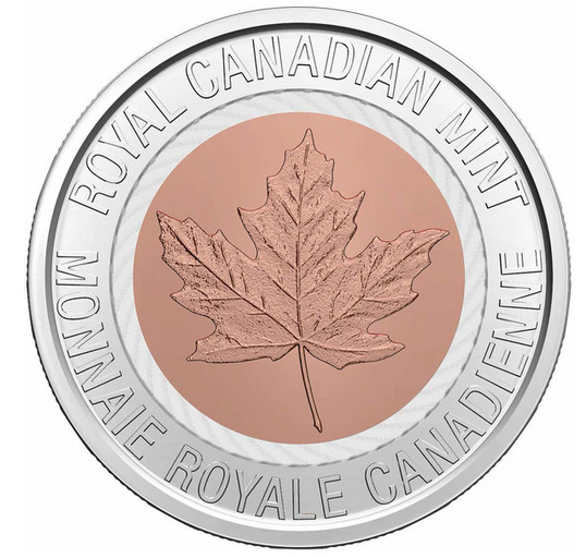 2021 Canada Test Token Toonie #1 ~Multi Component Composite Circul coin (MC4)
