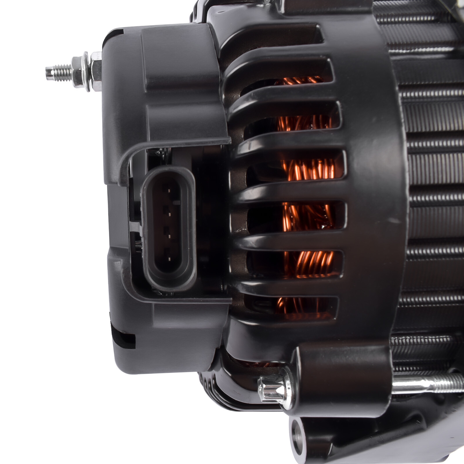 LS Truck 220A AD244 Black Alternator for Silverado Sierra 4.8 5.3 6.0L 1999-2006
