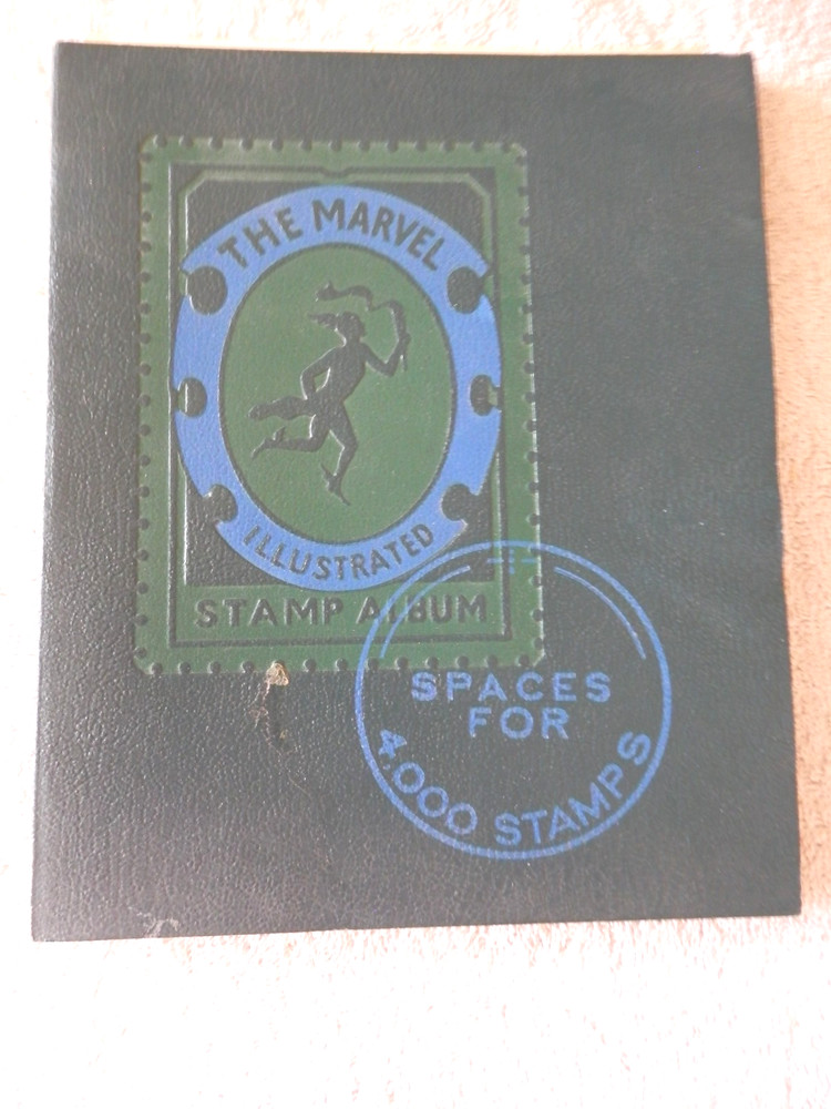 Vintage The Marvel Stamp Album 4th Edition by G. F. Rapkin Made in England