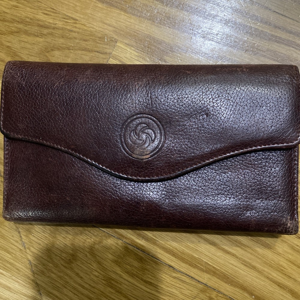 samsonite leather Brown Wallet 7x4