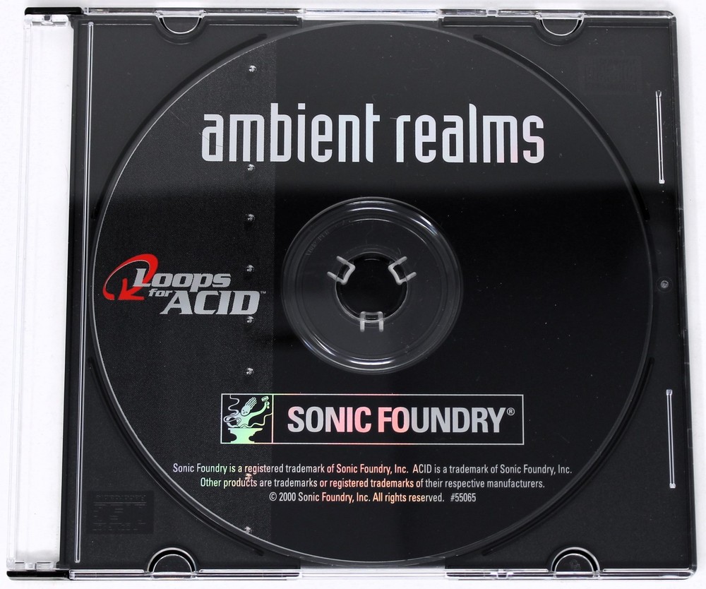 Sonic Foundry Kit Watkins Ambient Realms Loops For Acid Library Sampling CD