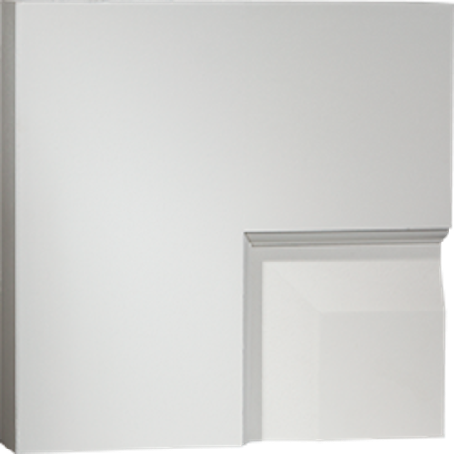 Primed MDF 3 Panel Square Top Raised Panel Solid Core Interior Doors Model# 3NTC