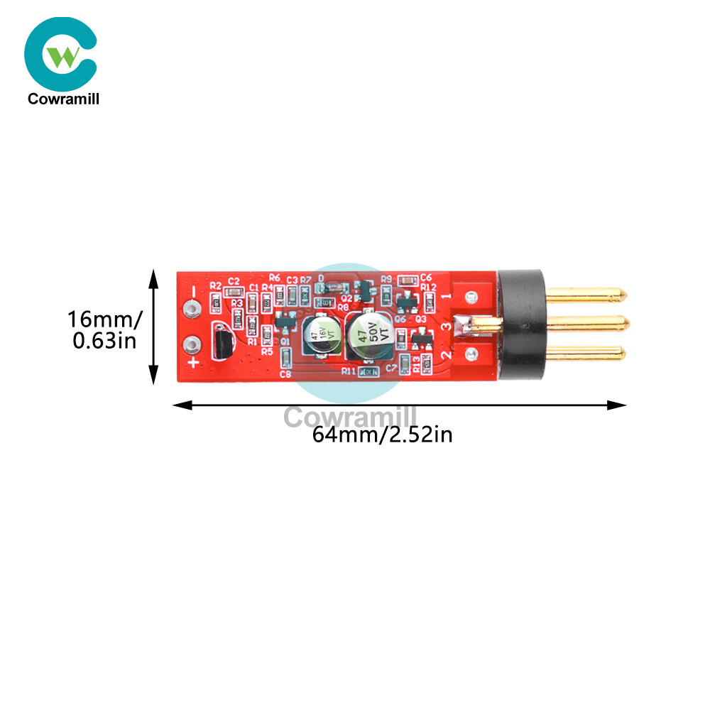 Diaphragm Condenser Microphone Recording Amplifier Module 48V Phantom Power Mic