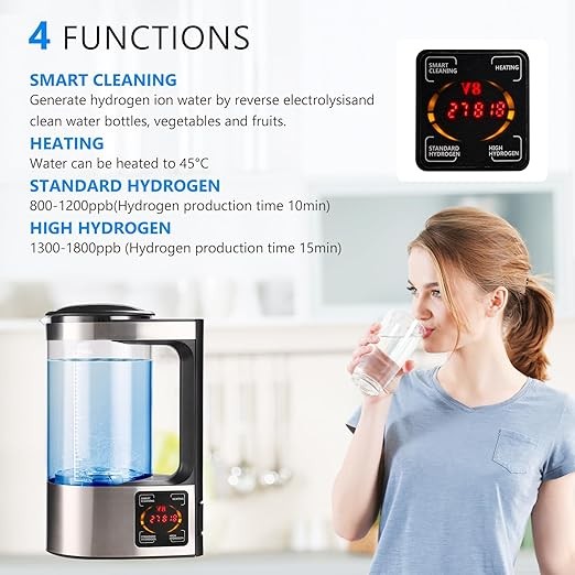Hydrogen Water Bottle 68oz SPE PEM Alkaline Machine