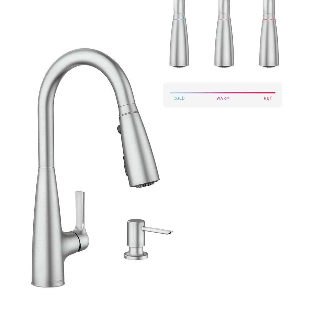 Moen 87627EISRS  Haelyn 1.5 GPM Pull Down Kitchen Faucet, Stainless