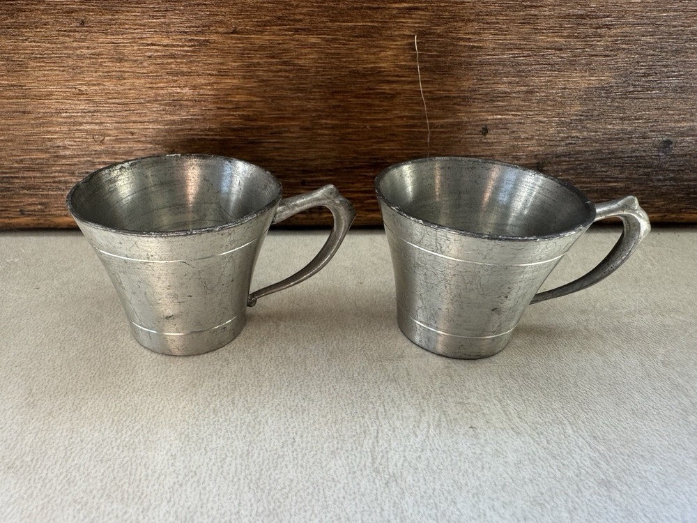 Pewter Cups Small Handled Cups