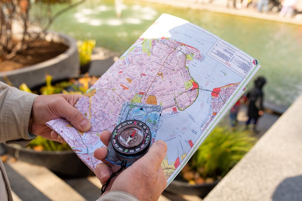 Orienteering Compass - Hiking Backpacking Compass - Advanced Scout Compass Ca...