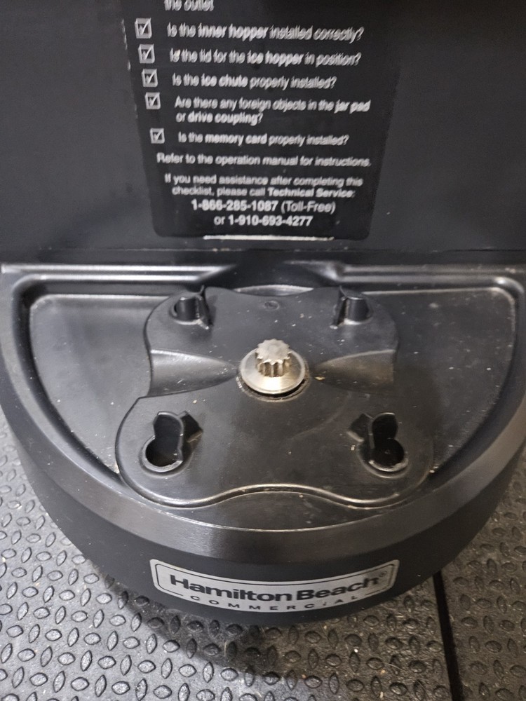 Hamilton Beach HBS1400 - Sometimes works, random sensor error