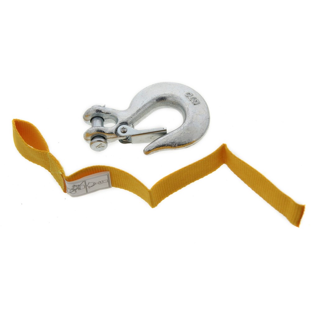 Winch Hook and Nylon Strap Combo ATV UTV SidexSide Winch Cable Race-Driven