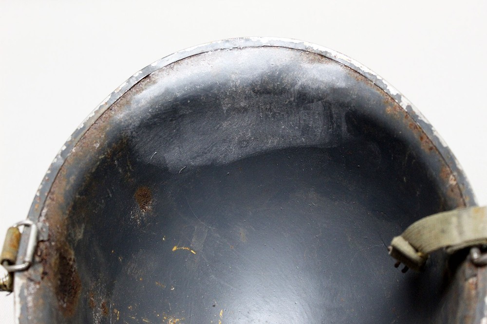 US WW2 Front Seam Helmet Repaint . HU1084