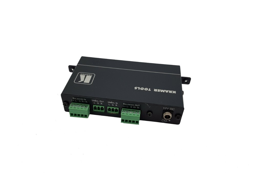 Kramer Tools 482XL Bi-directional Balanced / Unbalanced Stereo Audio Transcoder