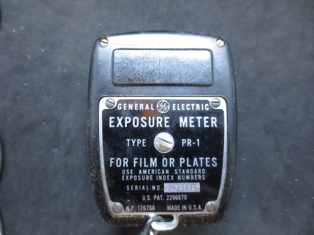 General Electric Exposure Meter Type PR 1 with Original Case & Instruction Book