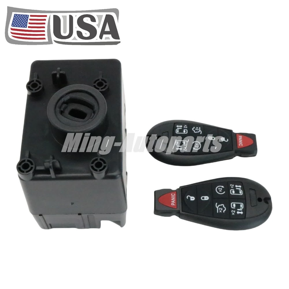 For 09-12 Dodge Ram 1500 Wireless Ignition WIN Module Node -Programmed w/Keys US