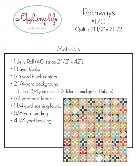 Pathways Quilt Pattern by A Quilting Life Designs