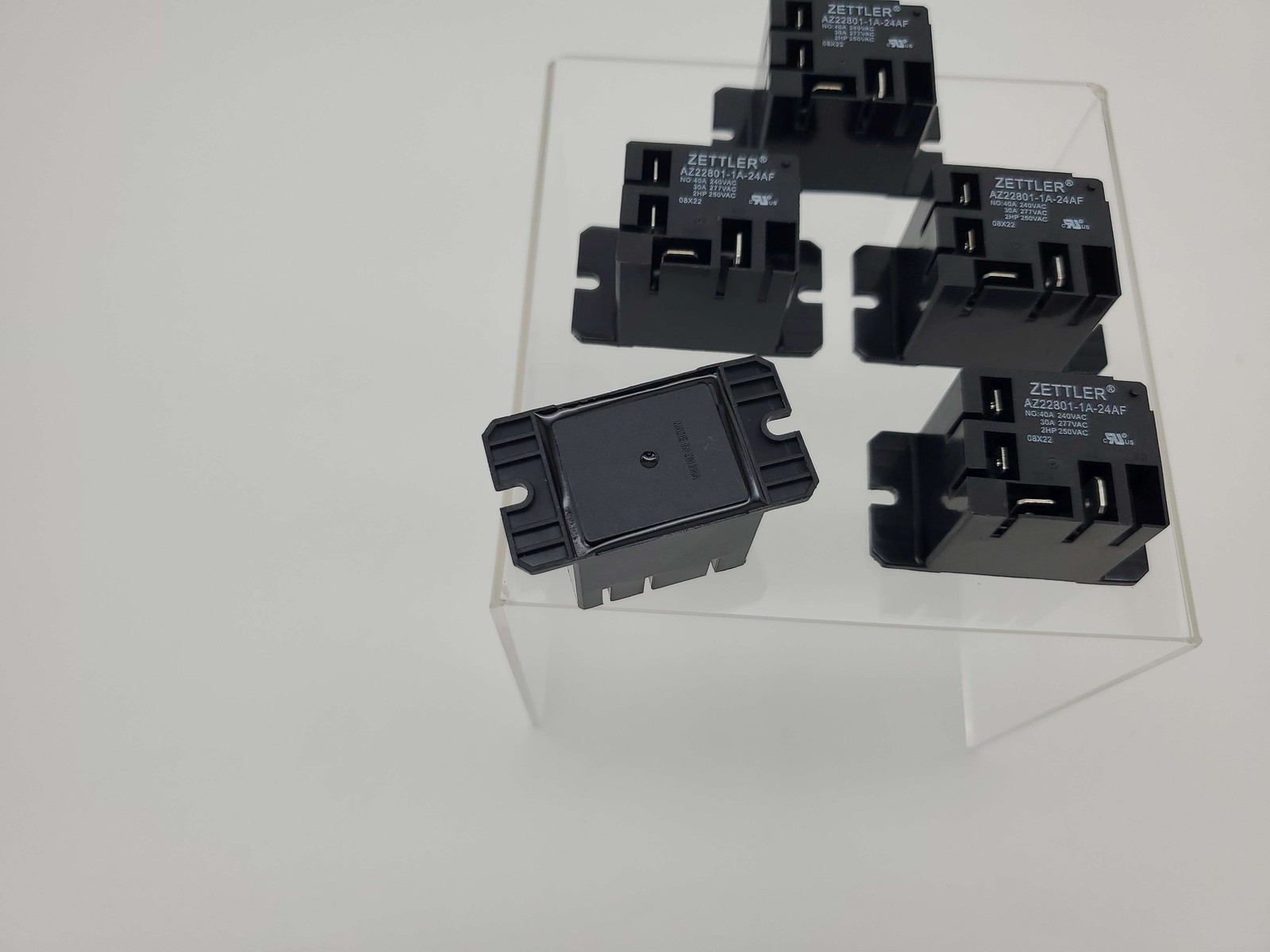 Zettler AZ22801-1A-24AF Mini Power Relays 40A 24V SPST Chasis Mount Pack of 5