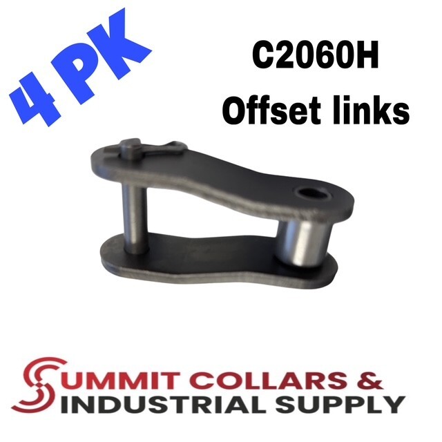 C2060H Offset Half Link for Heavy Duty Conveyor Chain (Qty 4)