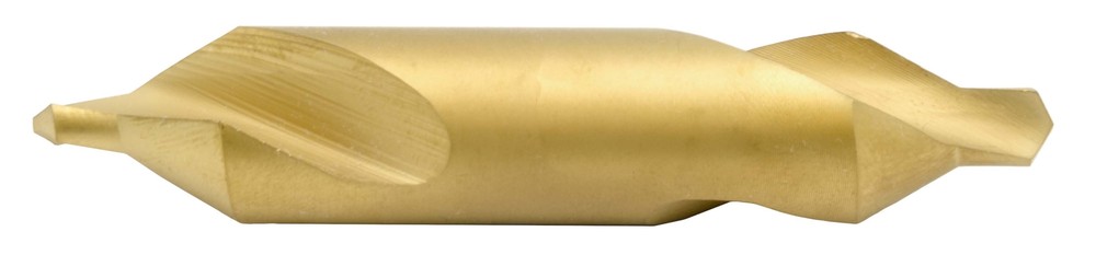#2 Combined Drill & Countersink, TiN Coated HSS, 60° Angle, 1pc, by MDX