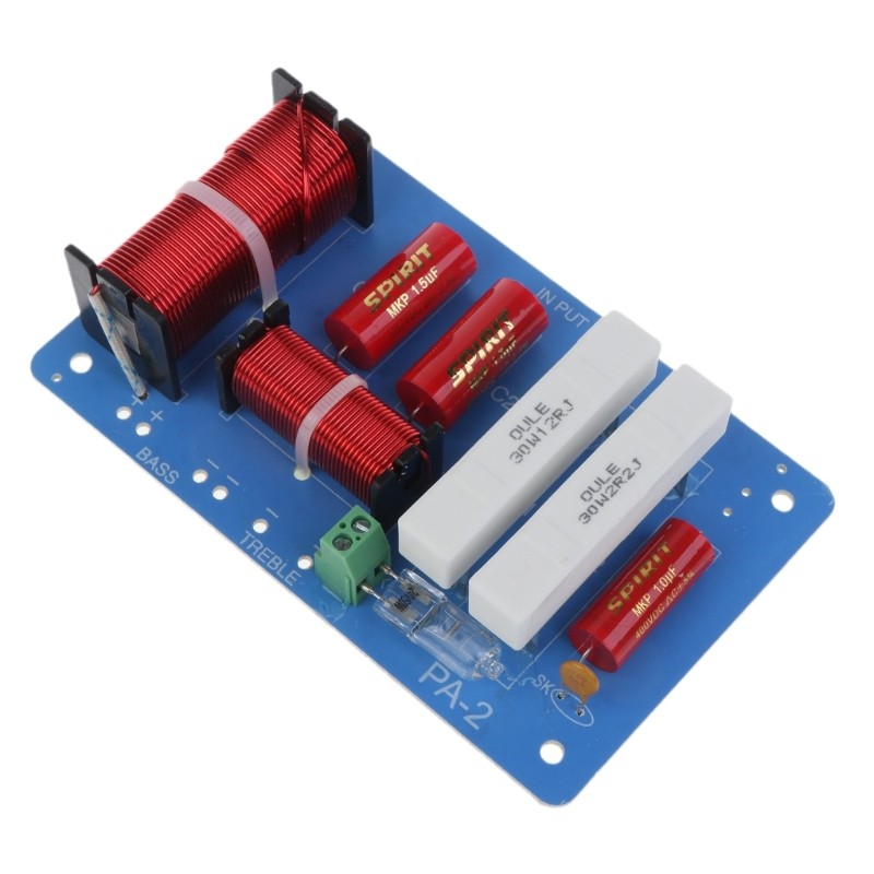 500W Pure Bass Subwoofer Crossover Frequency Distributor Divider 2 Way Speaker