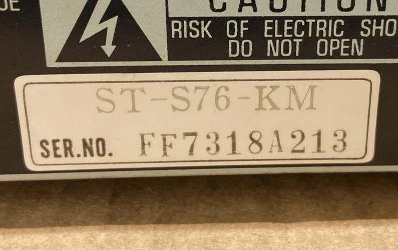 Technics ST-S76 Quartz Synthesizer