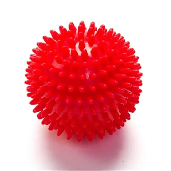 Deep Tissue Massage Ball with Spikes Red
