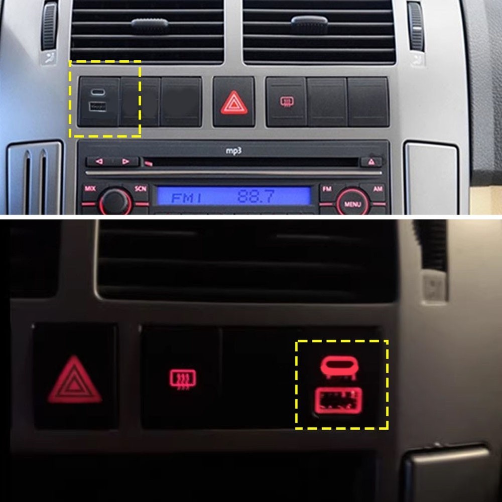 USB Fast Charge Device for POLO Models from 2004 to 2009 Easy Installation