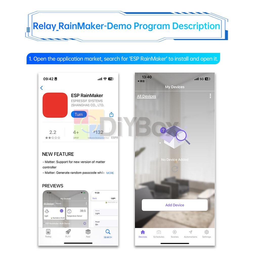 Type-C ESP32-C6 WIFI Bluetooth Development Board Single Channel Relay Module DIY