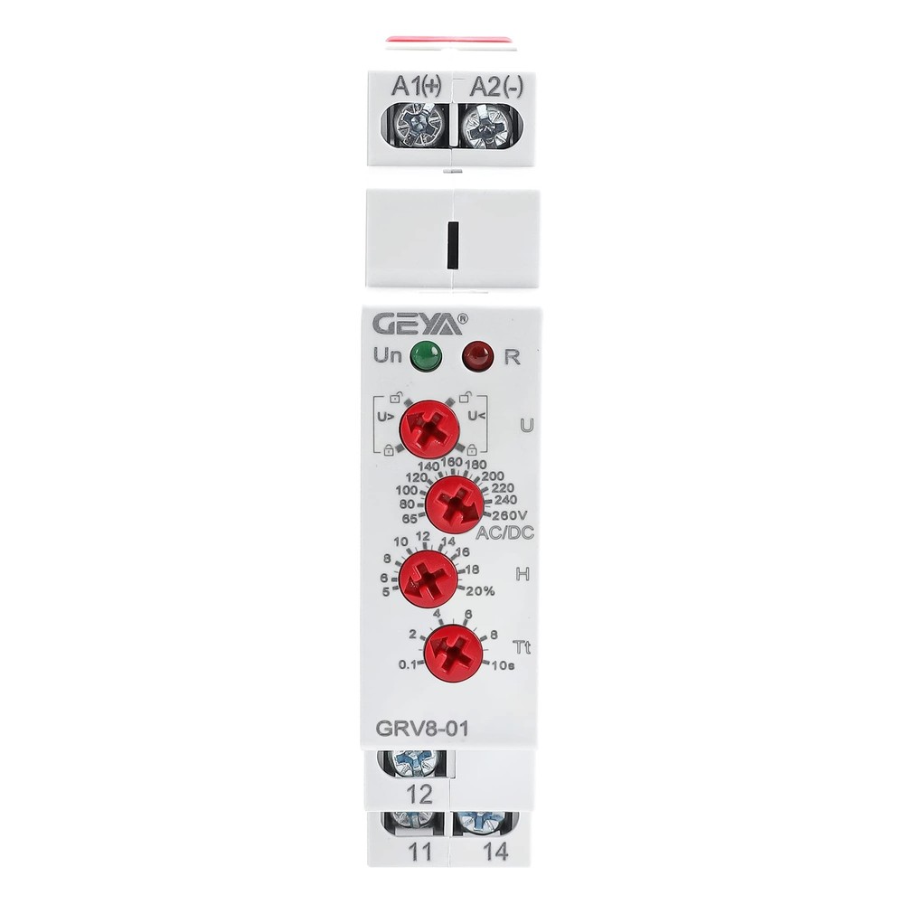 Single Phase Voltage Relay Adjustable Over or Under Voltage Protection Monito...