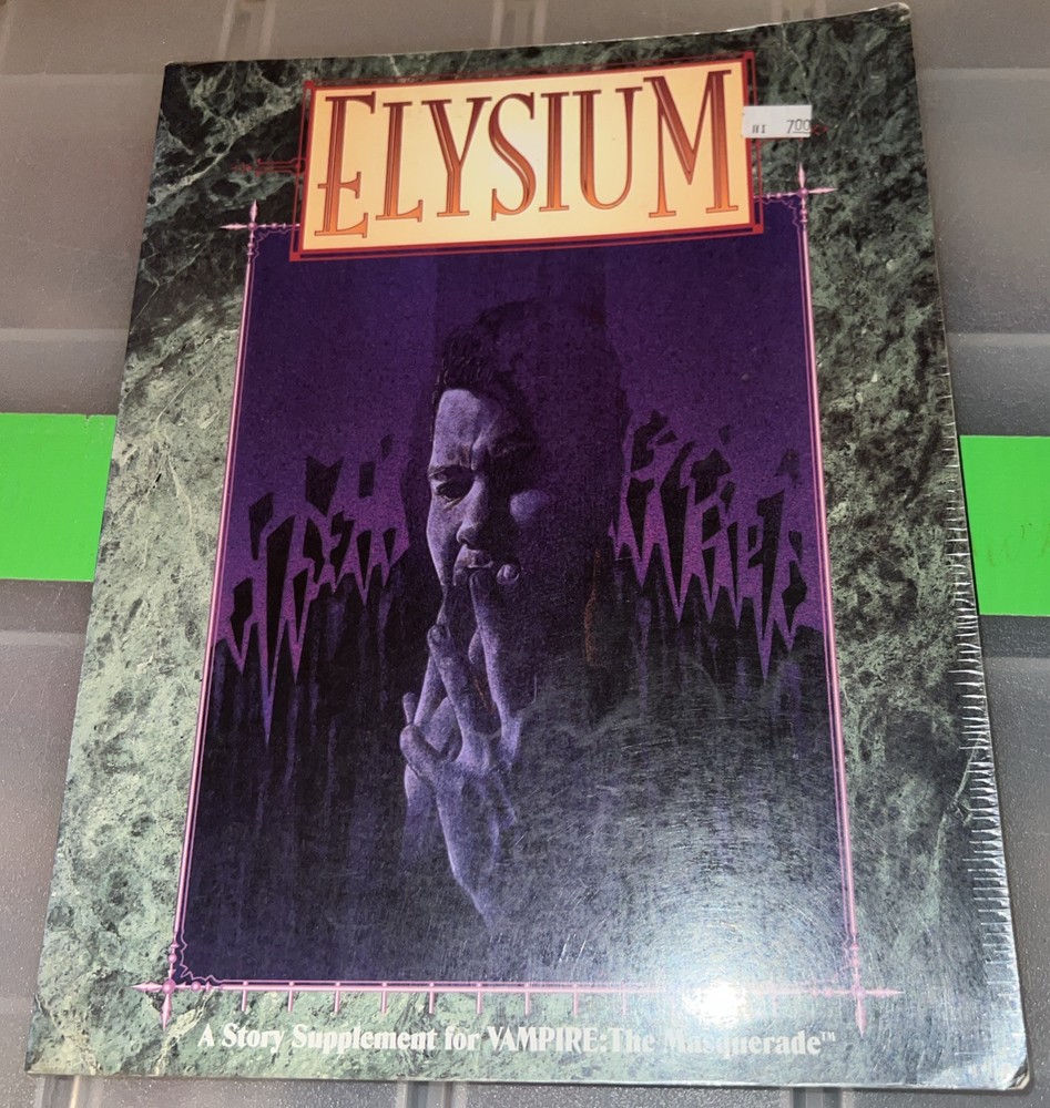 White Wolf Vampire The Masquerade Elysium EX