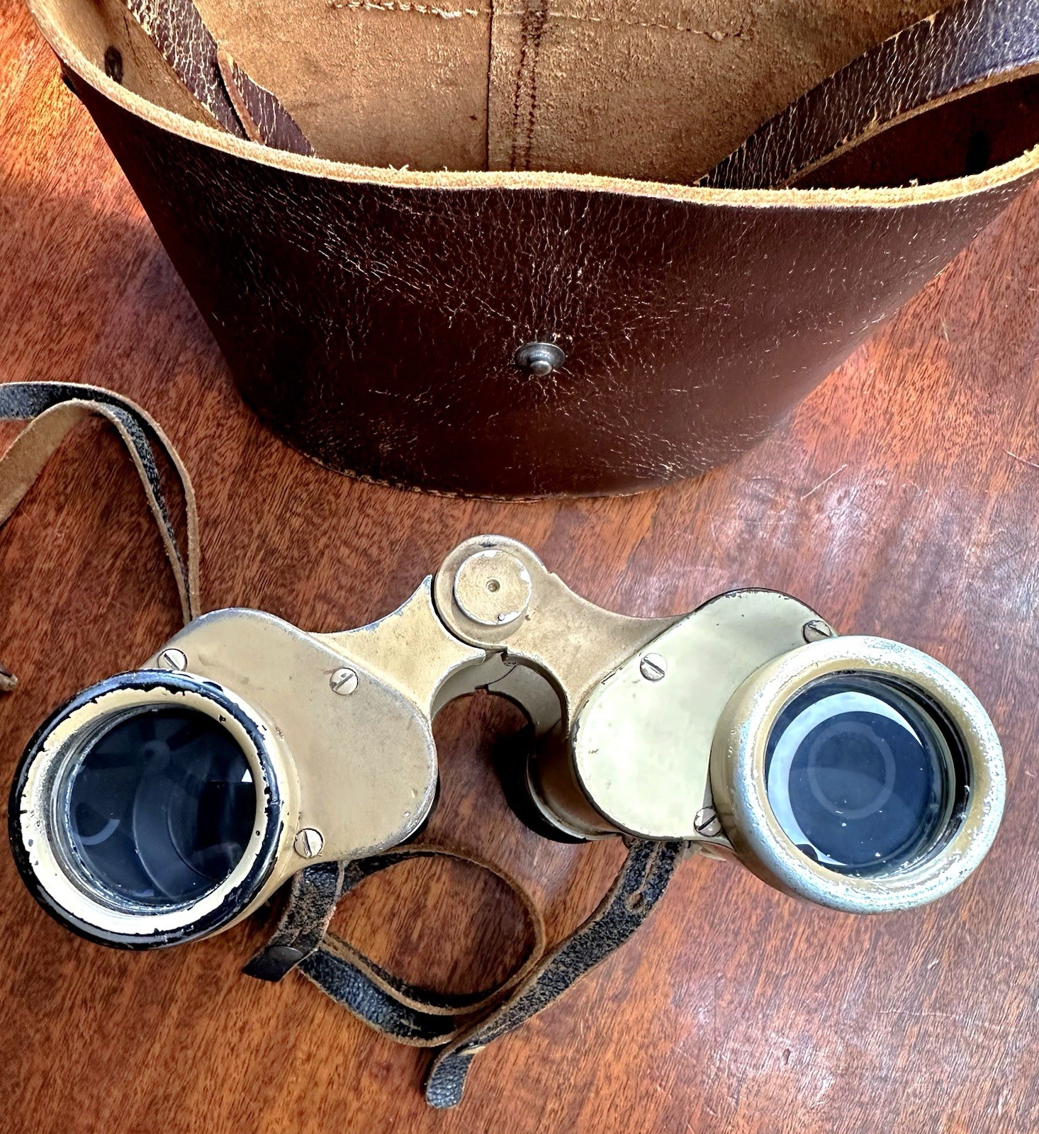 Dienstglas 6x30 DDX Desert Tan German Infantry WWll Binoculars SN 337732