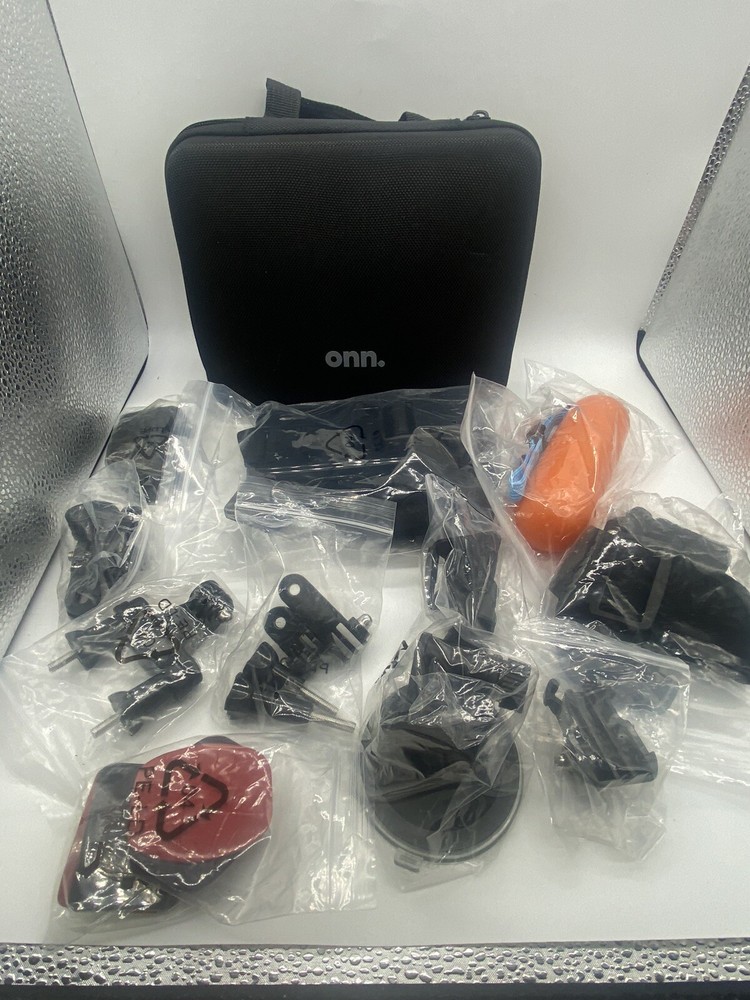 Onn. Action Camera Accessory Kit for Bundle  GoPro Action Camera MISSING PIECES