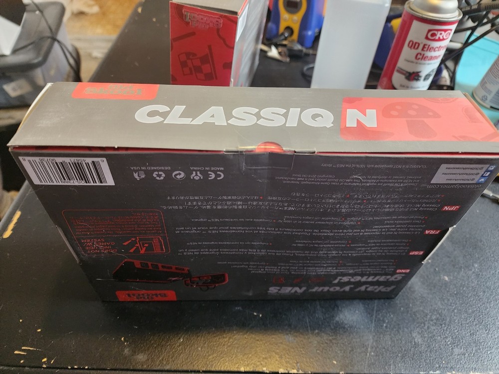 Old Skool Classiq N Video Game System for NES - Red/Black