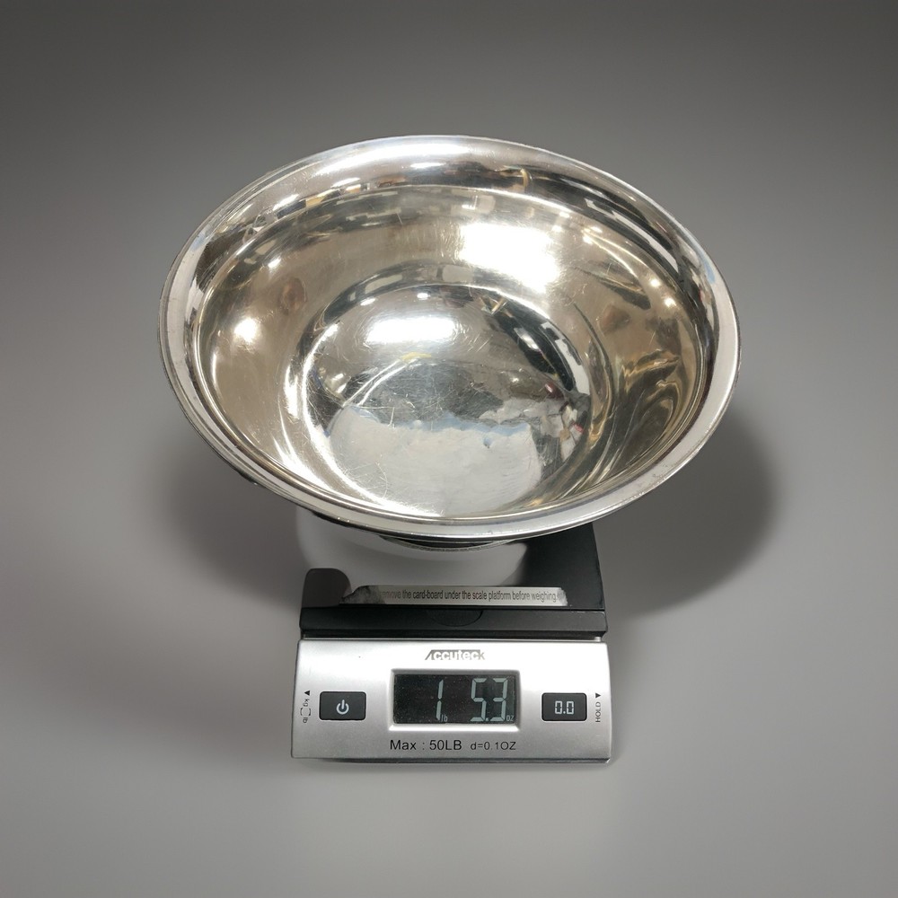 Large 10” Watson Sterling Silver Footed Bowl/ No Monogram /b