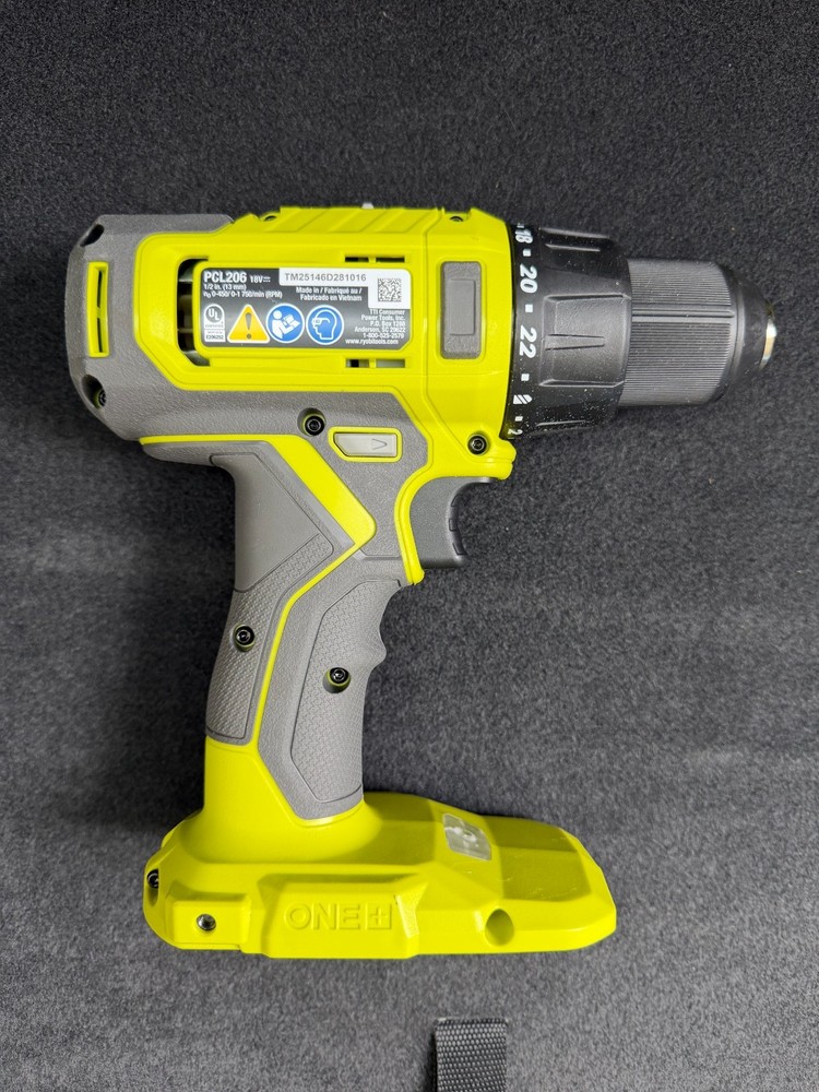 Ryobi 1/2 Drill Driver (TOOL ONLY) Model PCL206