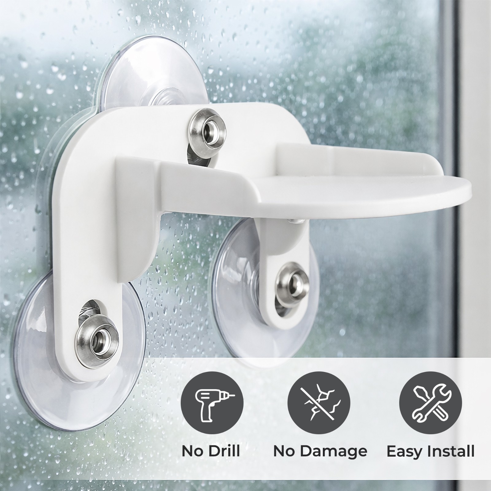 Suction Cup Window Mount for Eufy S350 Indoor Camera - Easy Relocation