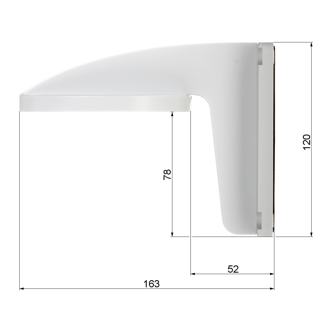 Nex DS-1258ZJ WM110 Indoor Wall Mount Bracket for Select Hikvision Doom Camera