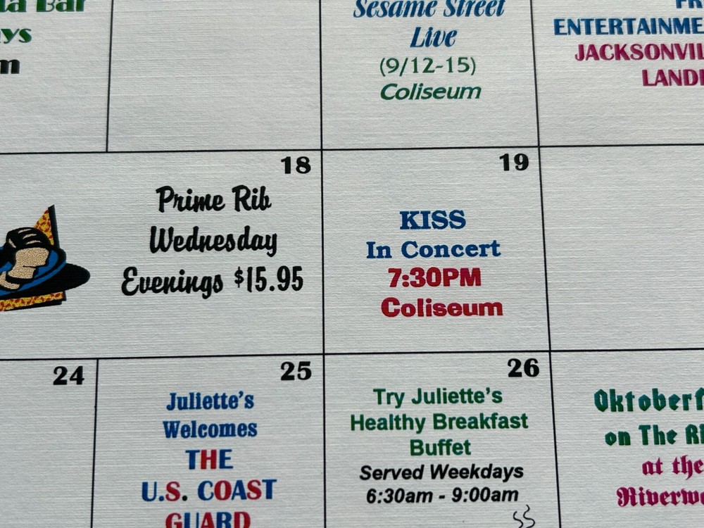 KISS Handbill Concert Ad Flyer Reunion Tour Jacksonville Sep19 1996 Vintage Kiss