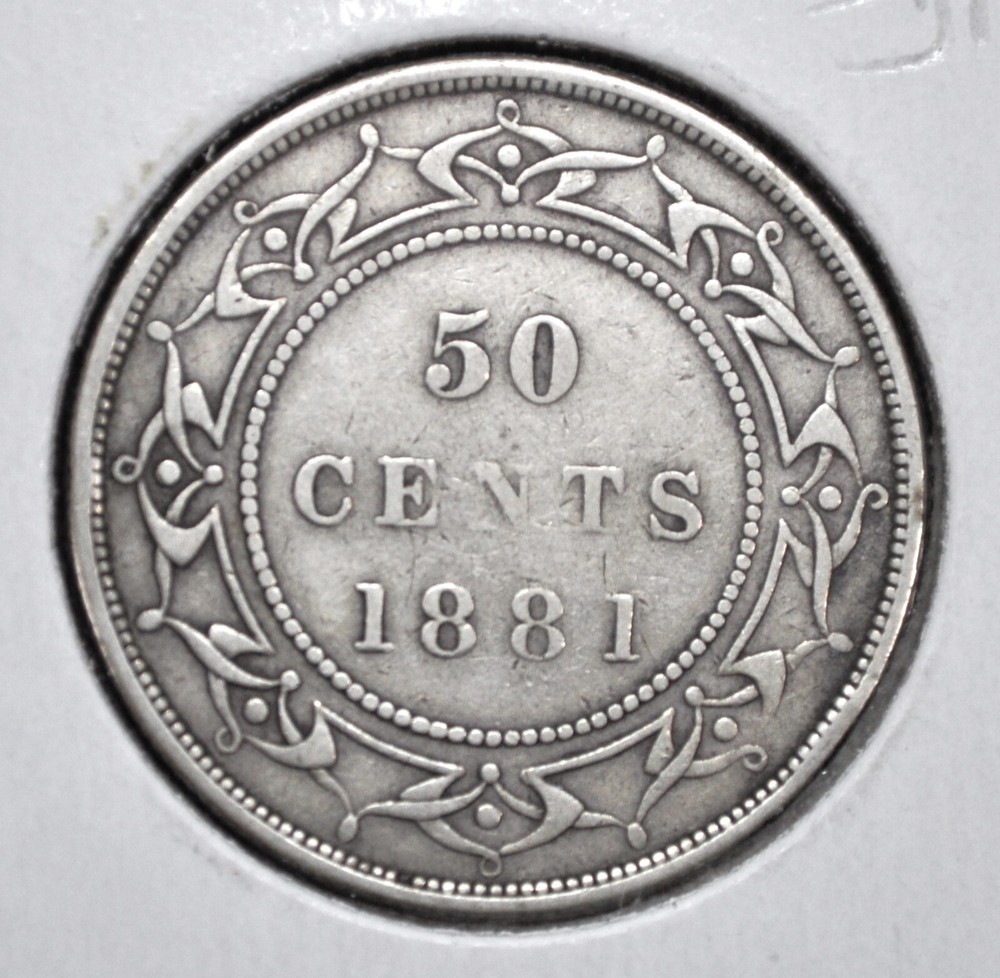 1881 Newfoundland 50 cents
