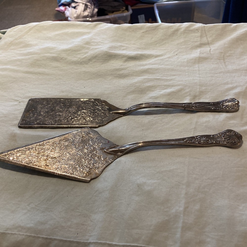 Sliver Plated Cake Serving Set