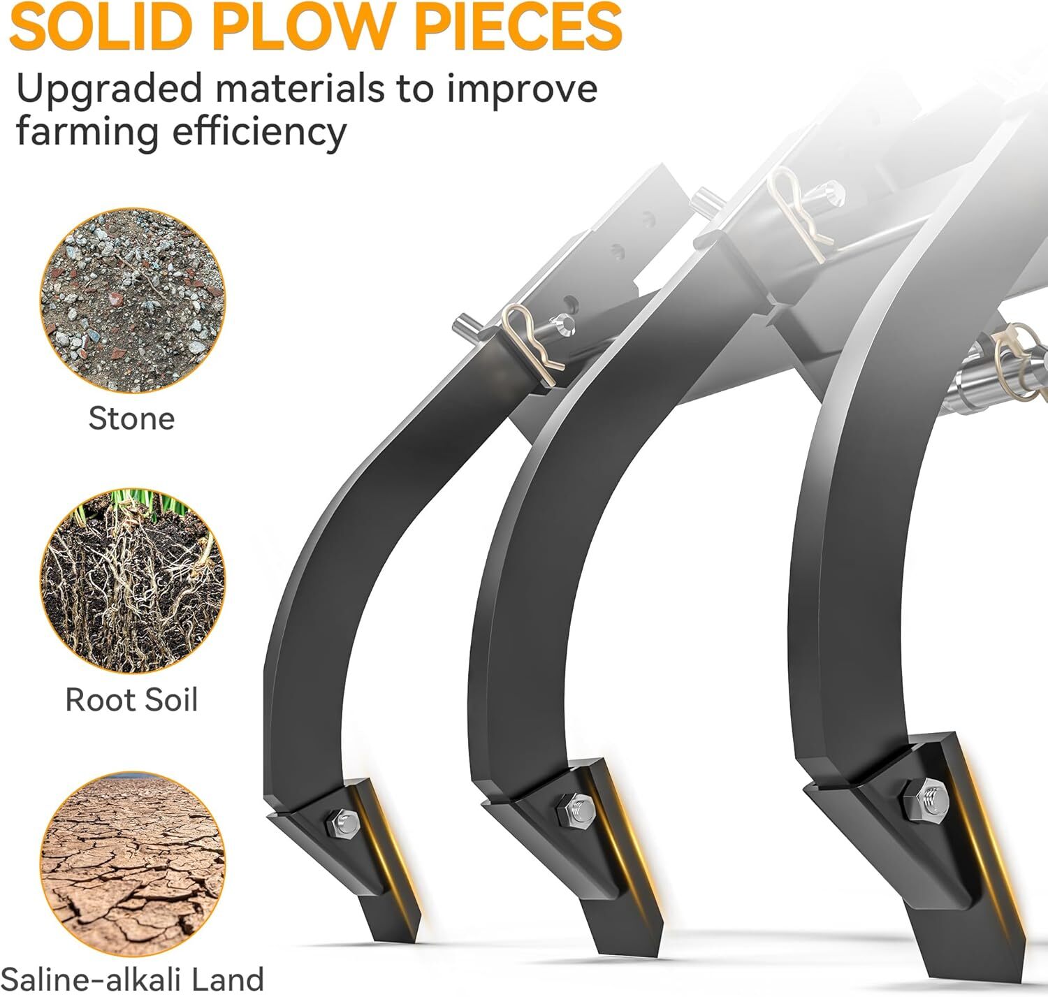 Chisel Plow Scarifier Detachable Cultivator and 6 Shank Design for CAT-0 & CAT-1