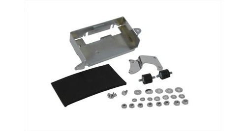 Chrome Battery Carrier Kit for Harley