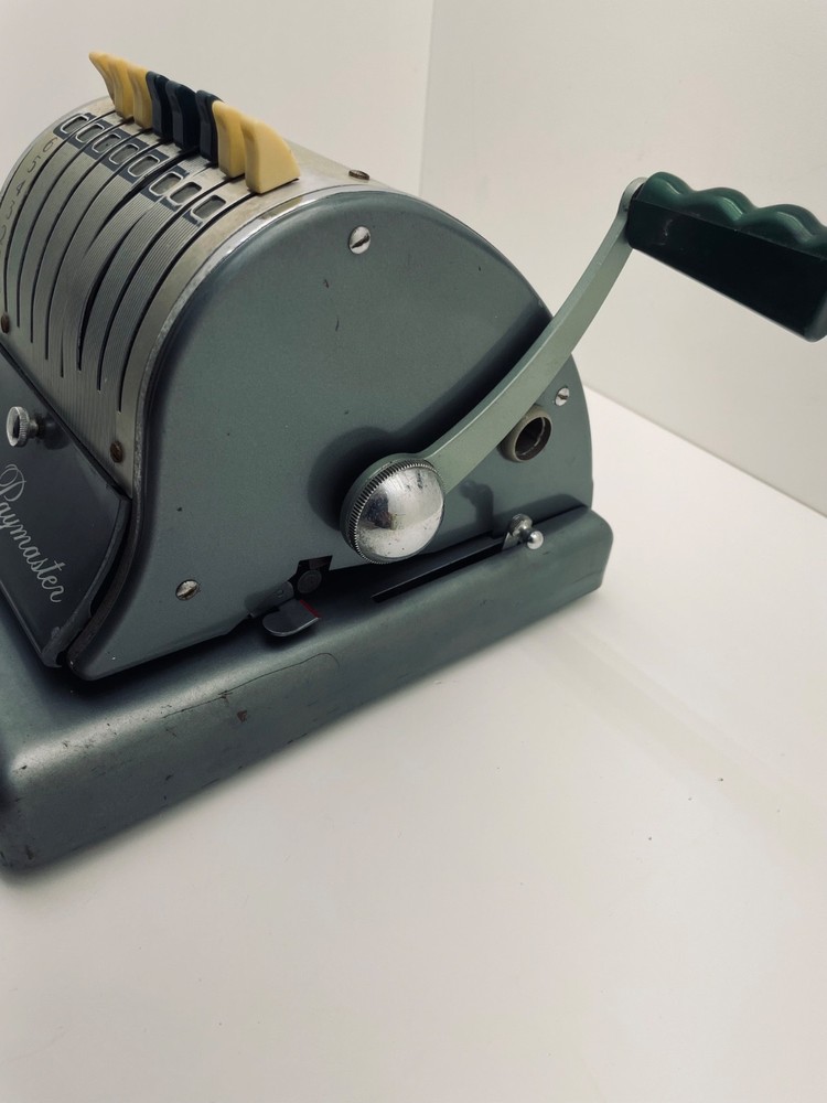 Paymaster Check Machine Series S-600 Vintage