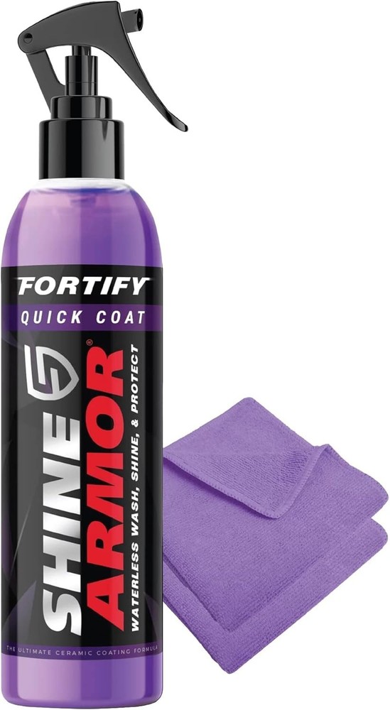 Quick Effect Ceramic Coating & Car Wax Spray - Mirror-Like Finish - 8 Fl Oz