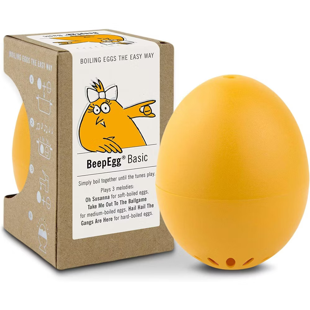 BrainStream BeepEgg Basic - Egg Timer with Musical Alerts, Plays Tunes When