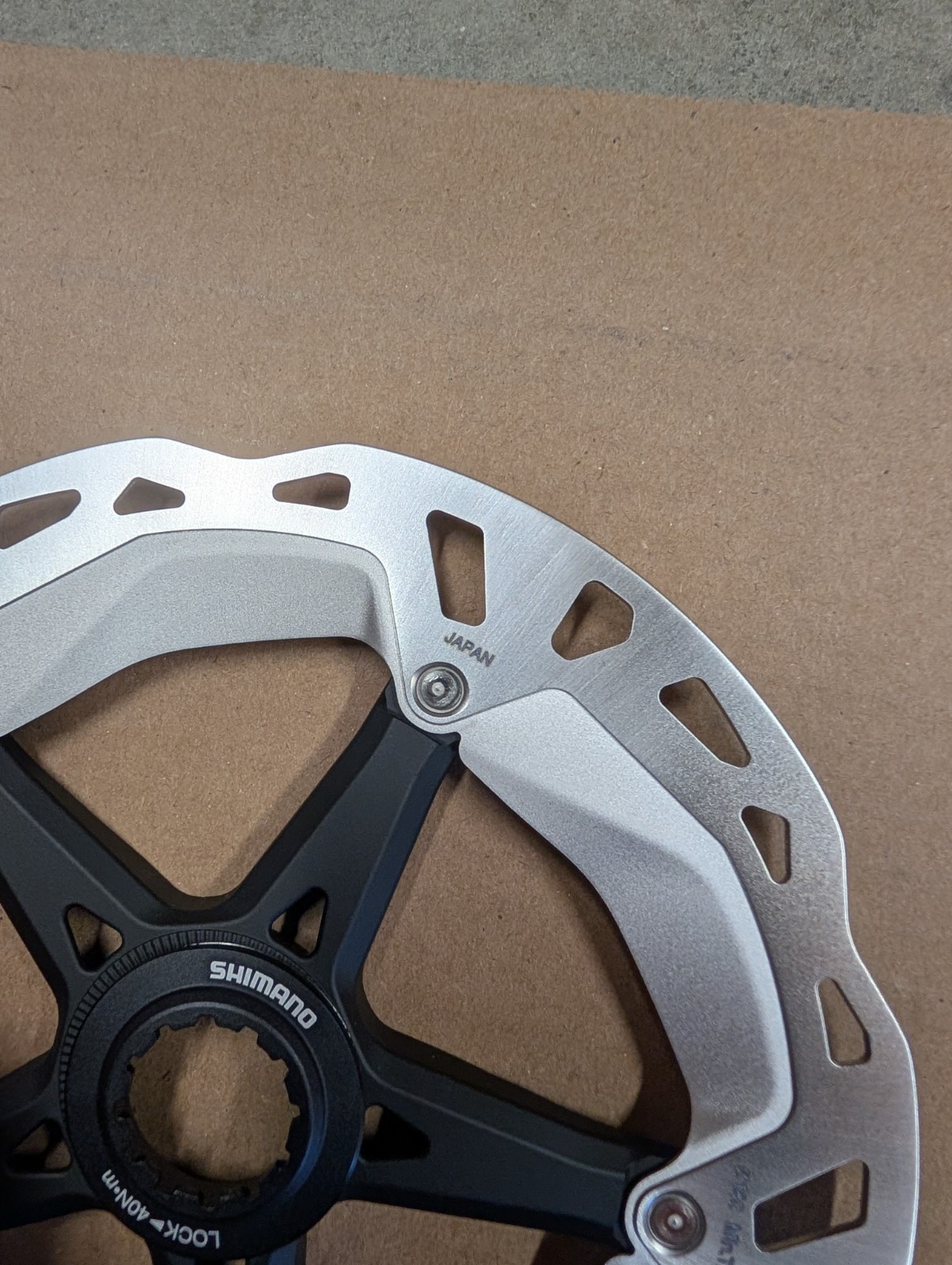 (2x) Pair Shimano RT- MT800 - L - 203mm & 180mmDisc Brake Rotor - Centerlock