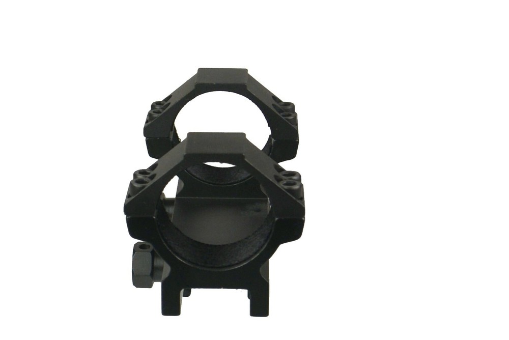 Flat See Though Double 30MM Scope Ring Mount For 30mm Scope Tube