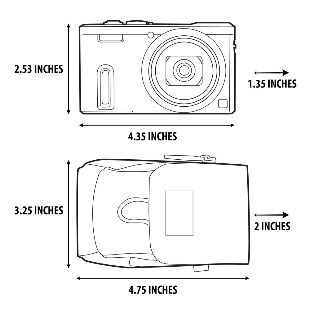 Camera Bag with Accessory Pocket , Shoulder Strap & Belt Loop